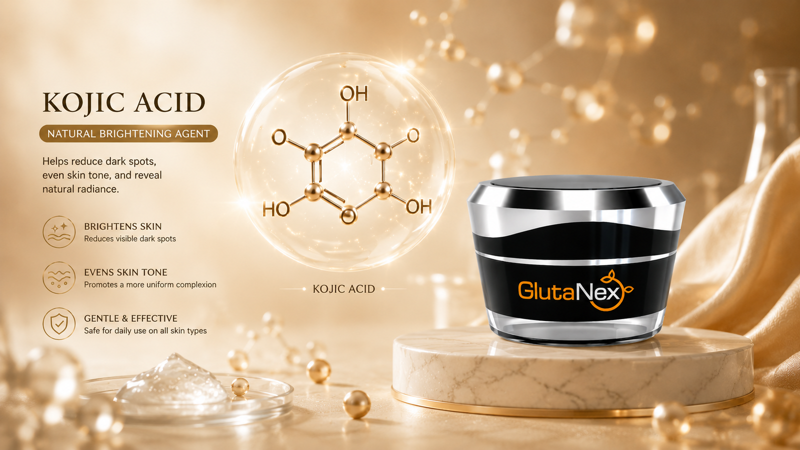 Kojic Acid For Dark Spots Skincare Ingredient