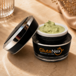 GlutaNex Skin Brightening Cream Texture with Glutathione Vitamin C and Kojic Acid